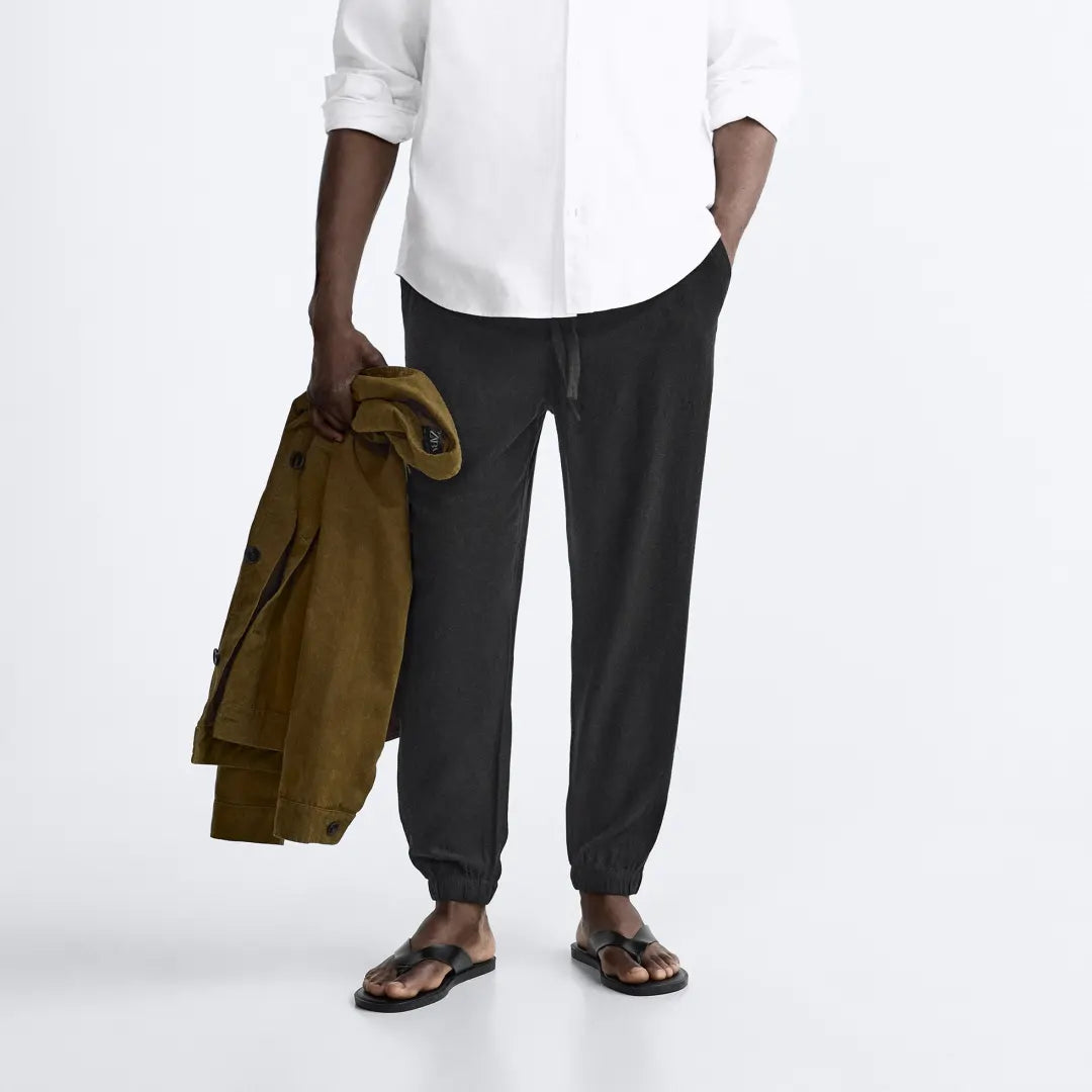 Men's Oryzonwear Jogger Linen Trousers