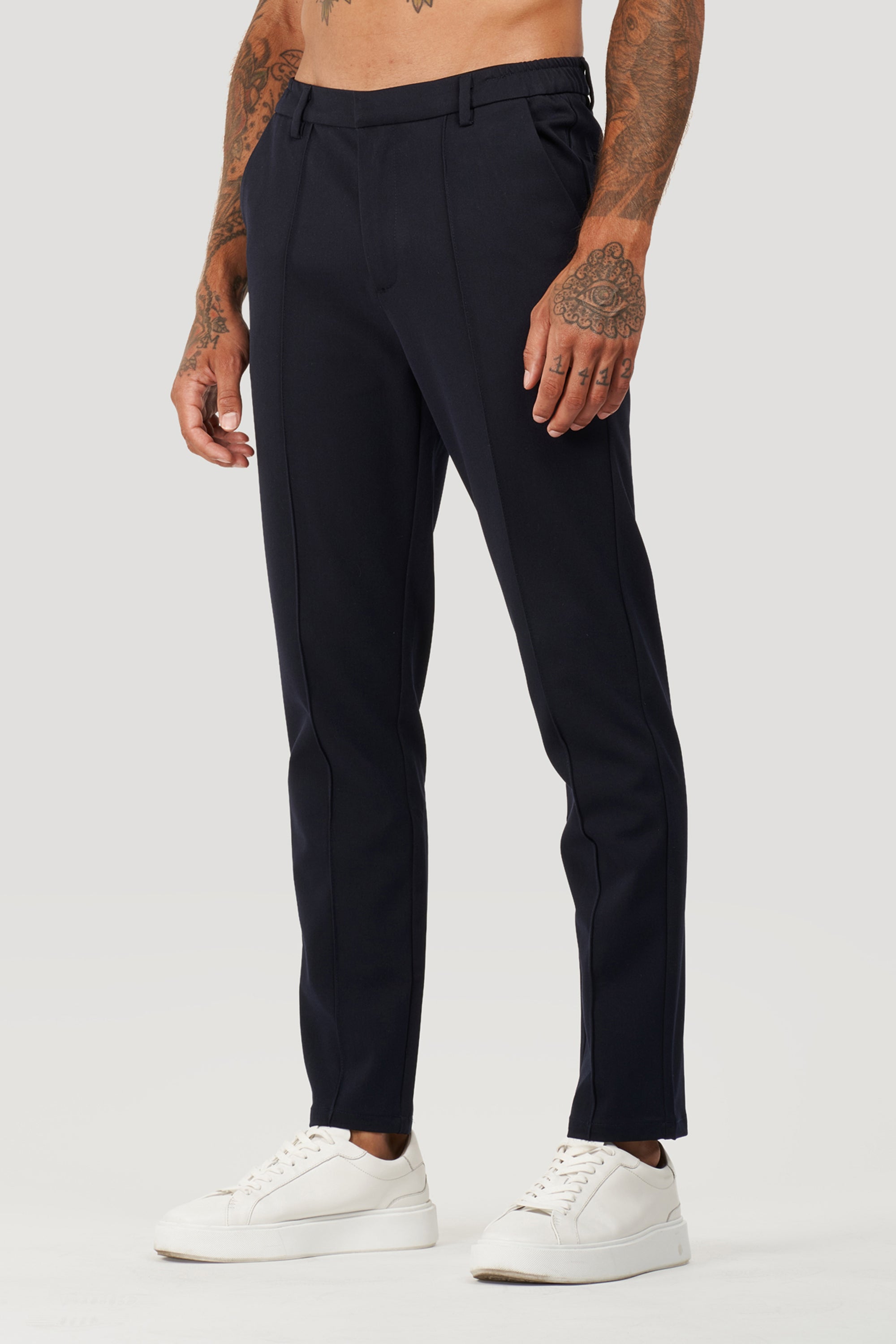 Oryzonwear Men's Tailored Trousers Navy Blue