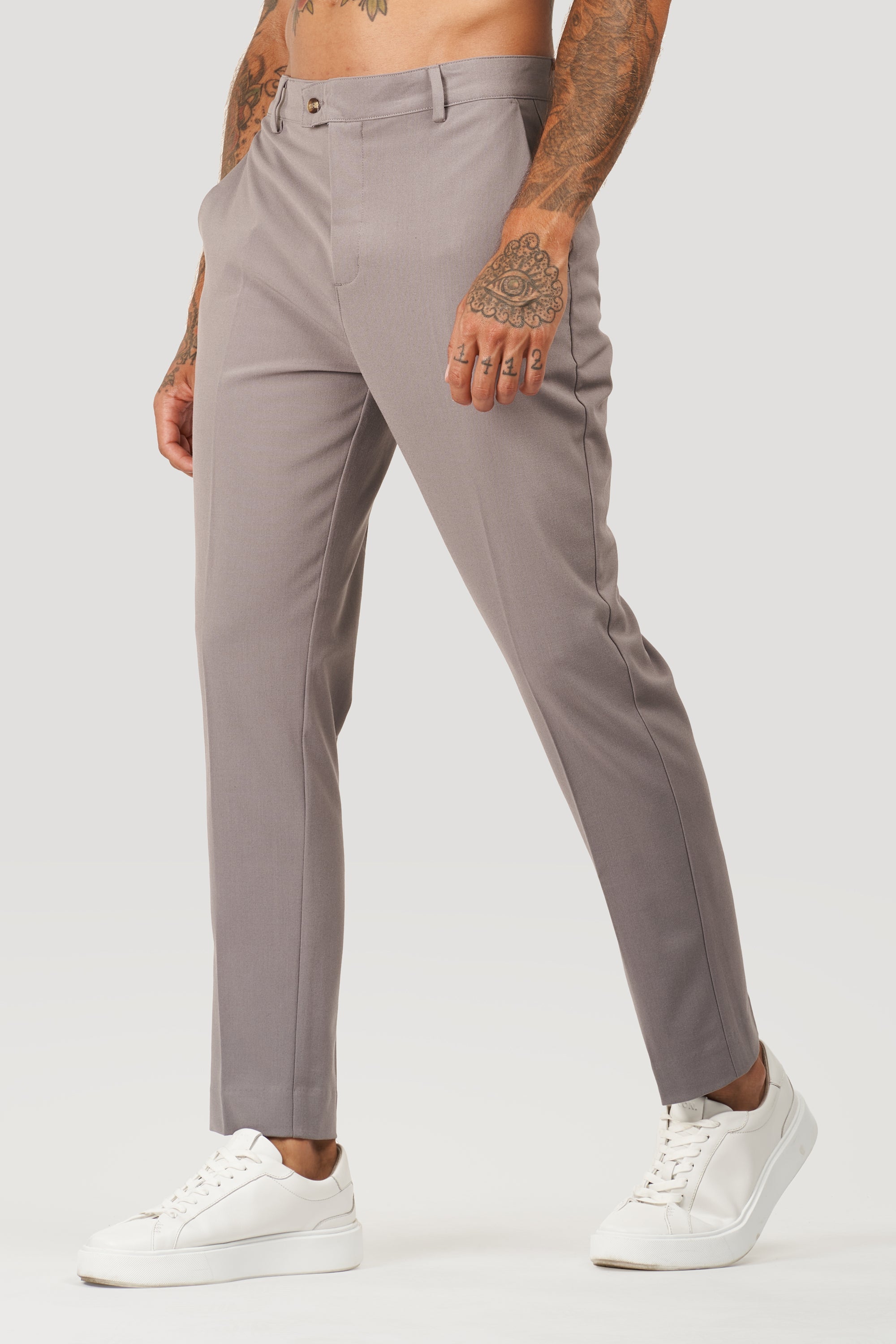 Milano Oryzonwear Men's Tailored Trousers Grey