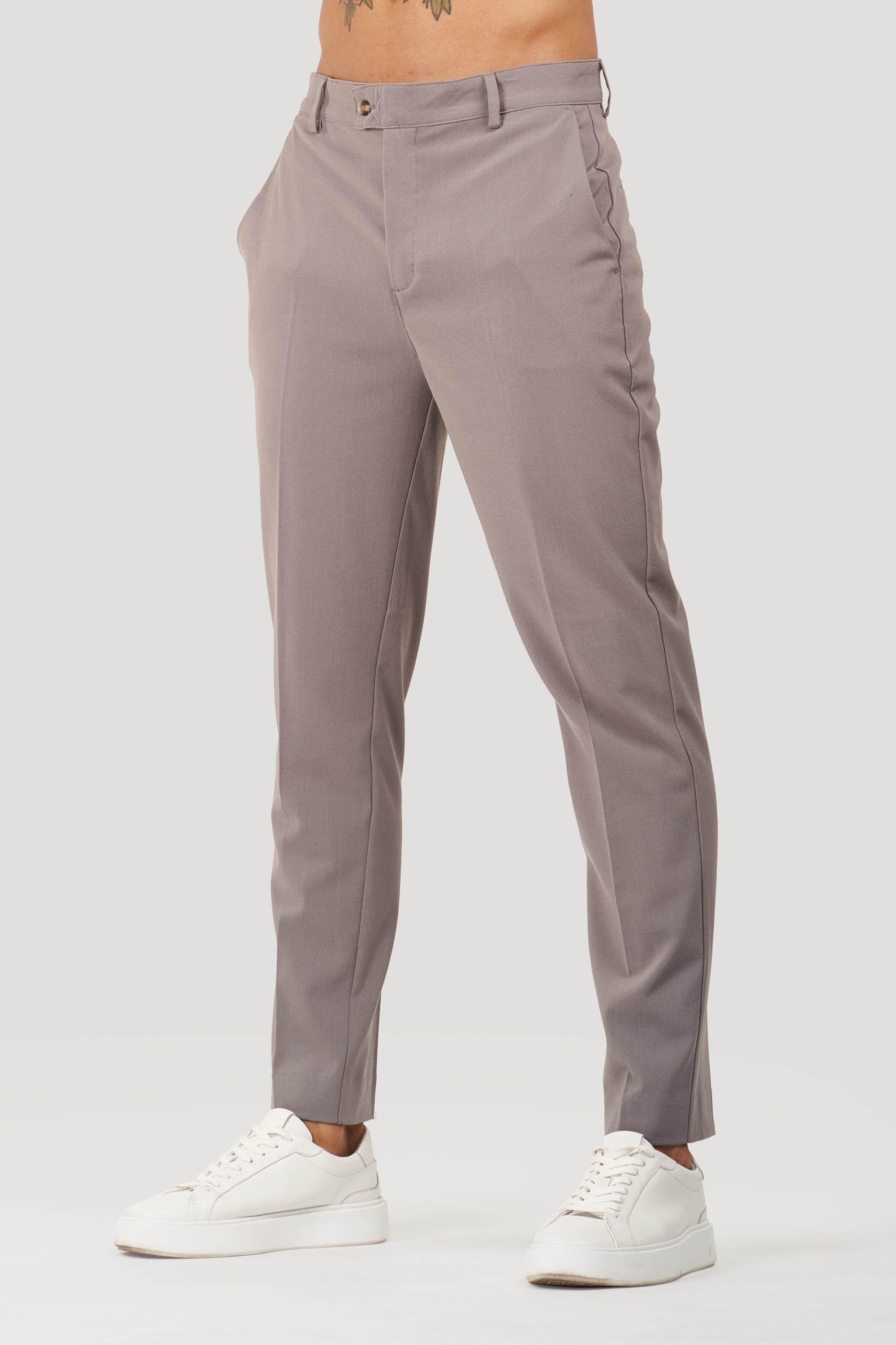 Milano Oryzonwear Men's Tailored Trousers Grey