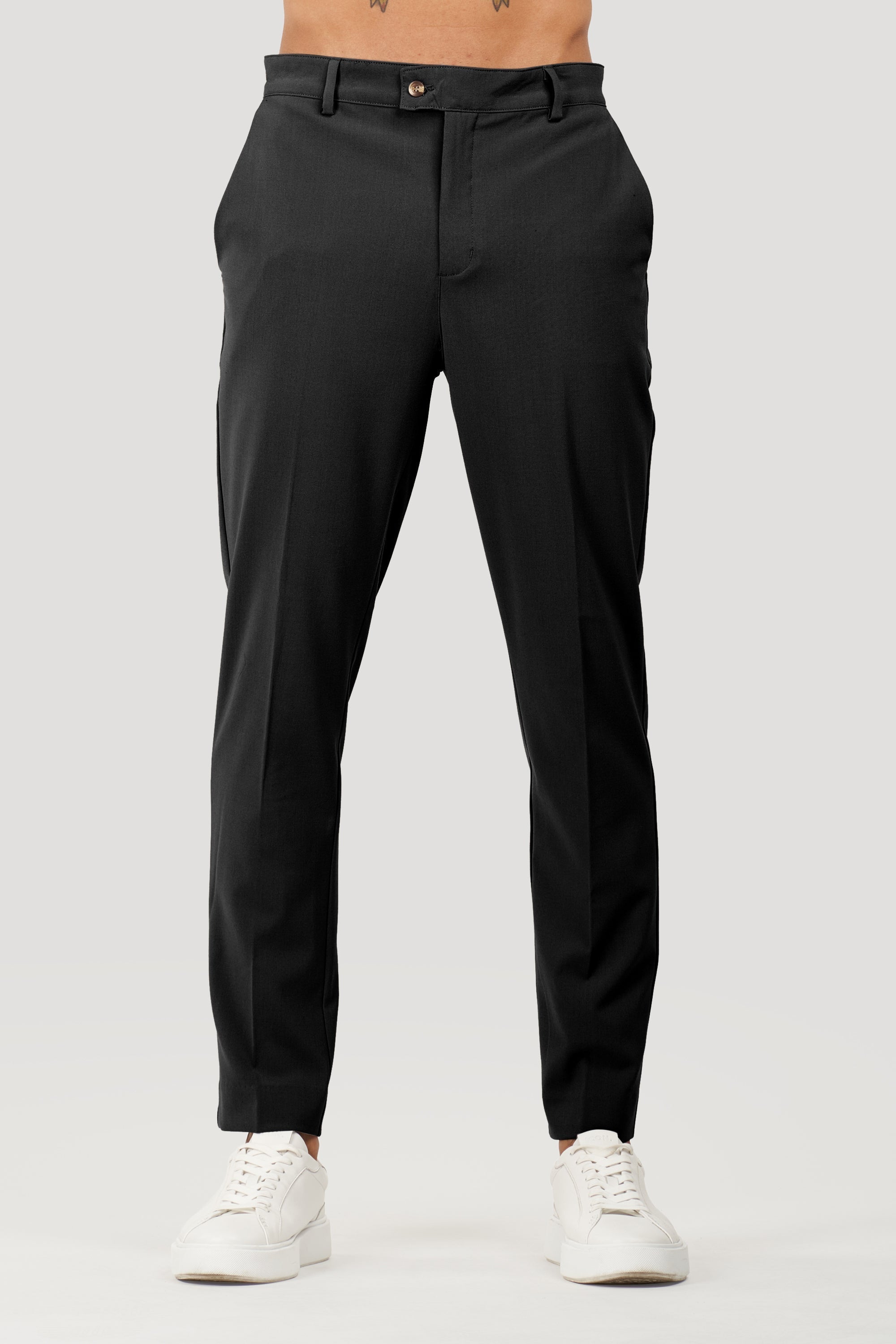 Milano Oryzonwear Men's Tailored Trousers in Black