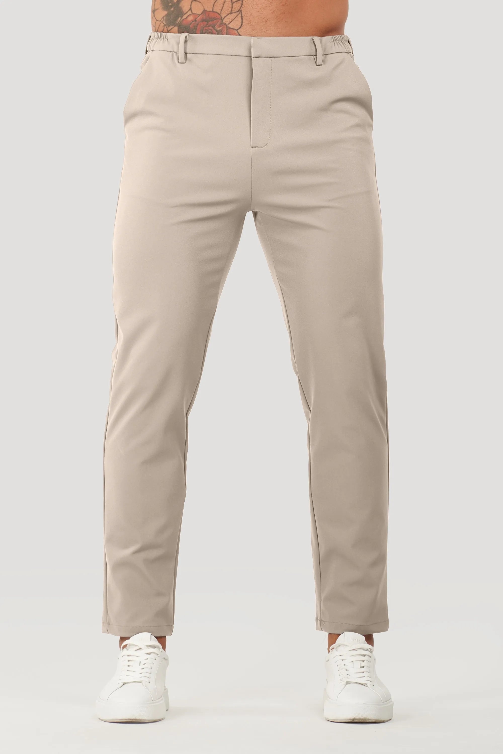 Men's Tailoring Trousers Tech Oryzonwear Beige