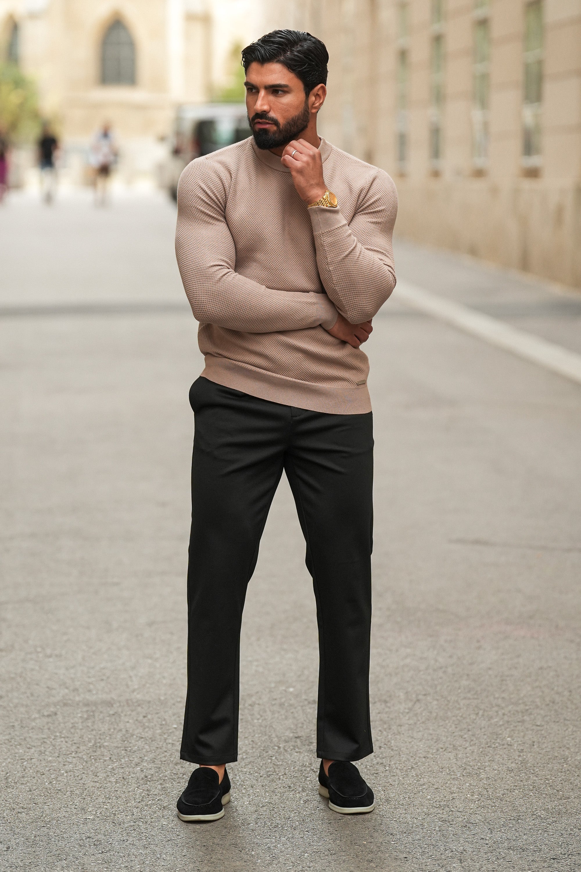 Men's Tailoring Trousers Tech Oryzonwear Black