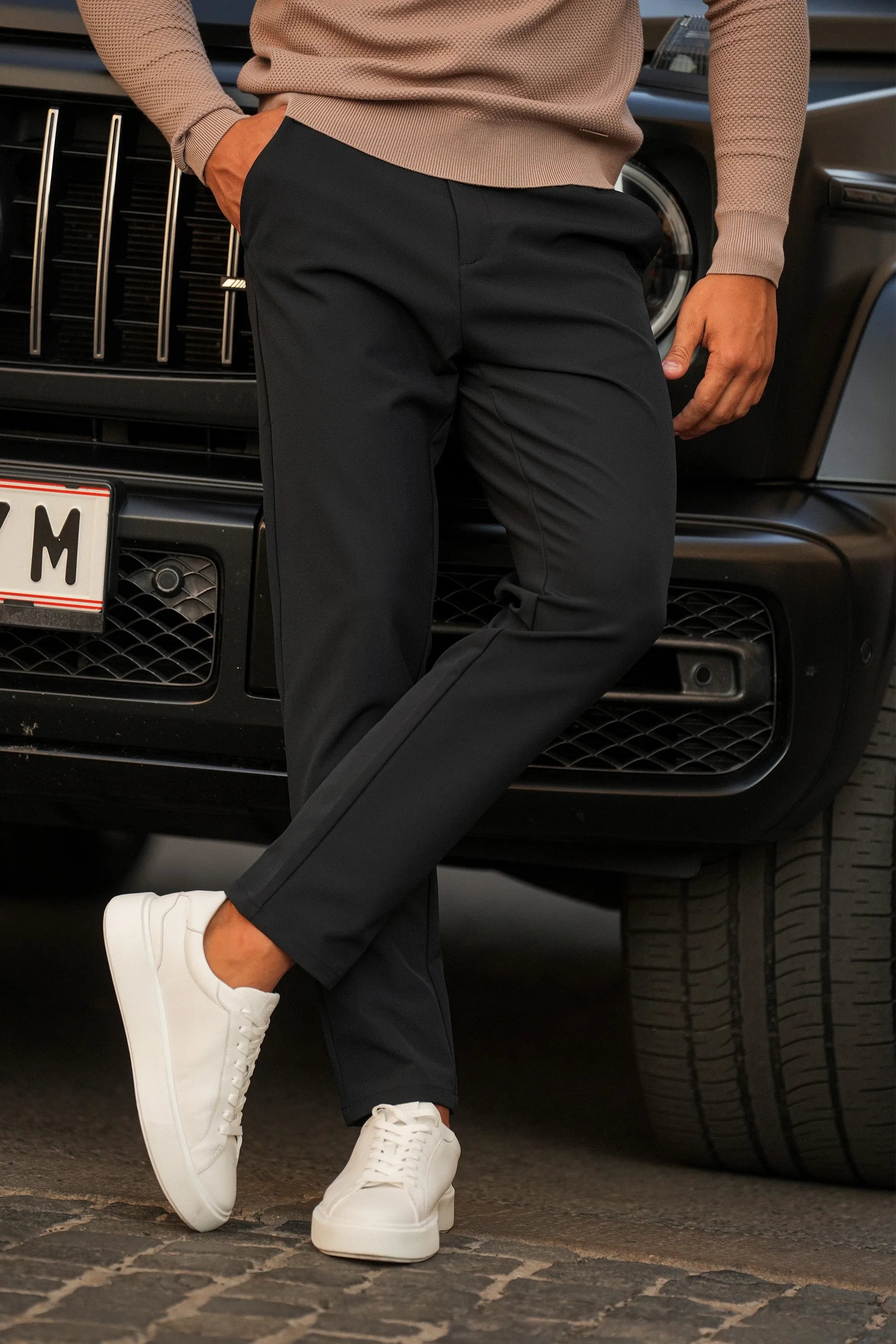 Men's Tailoring Trousers Tech Oryzonwear Black
