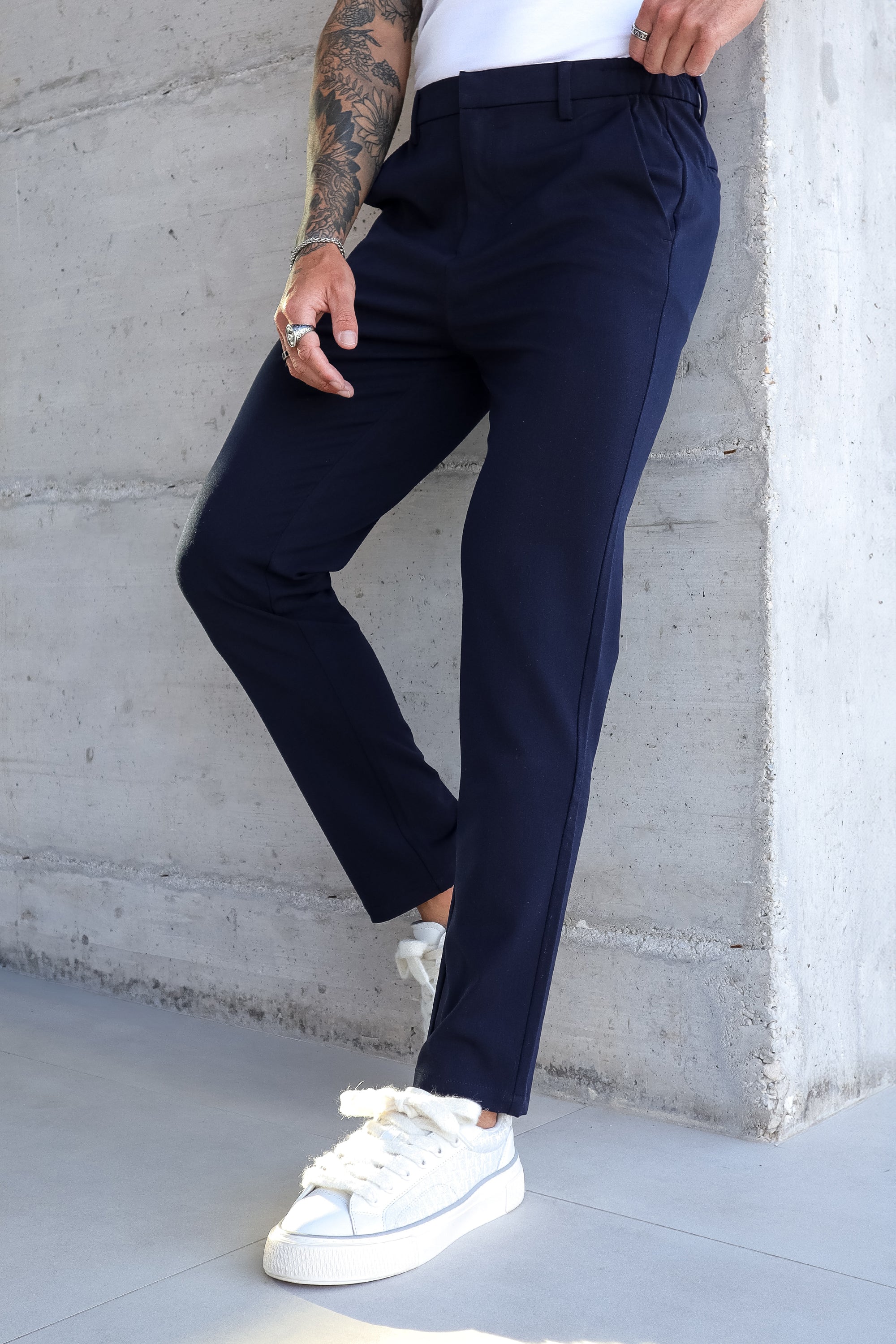 Santis Oryzonwear Men's Dress Pants Blue