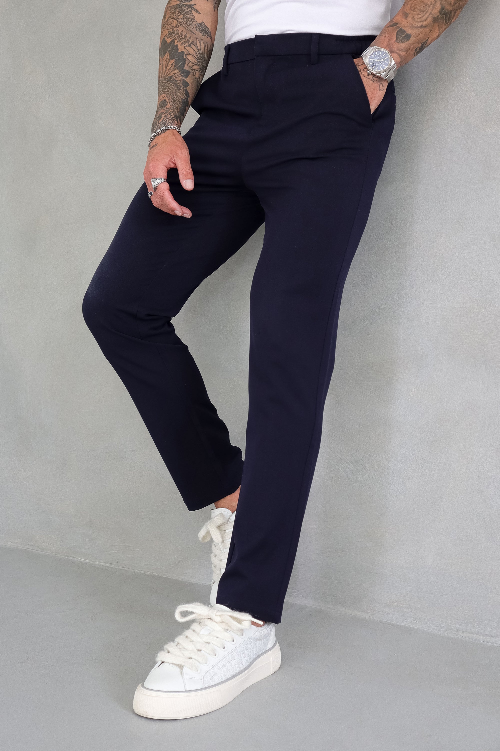Santis Oryzonwear Men's Dress Pants Blue