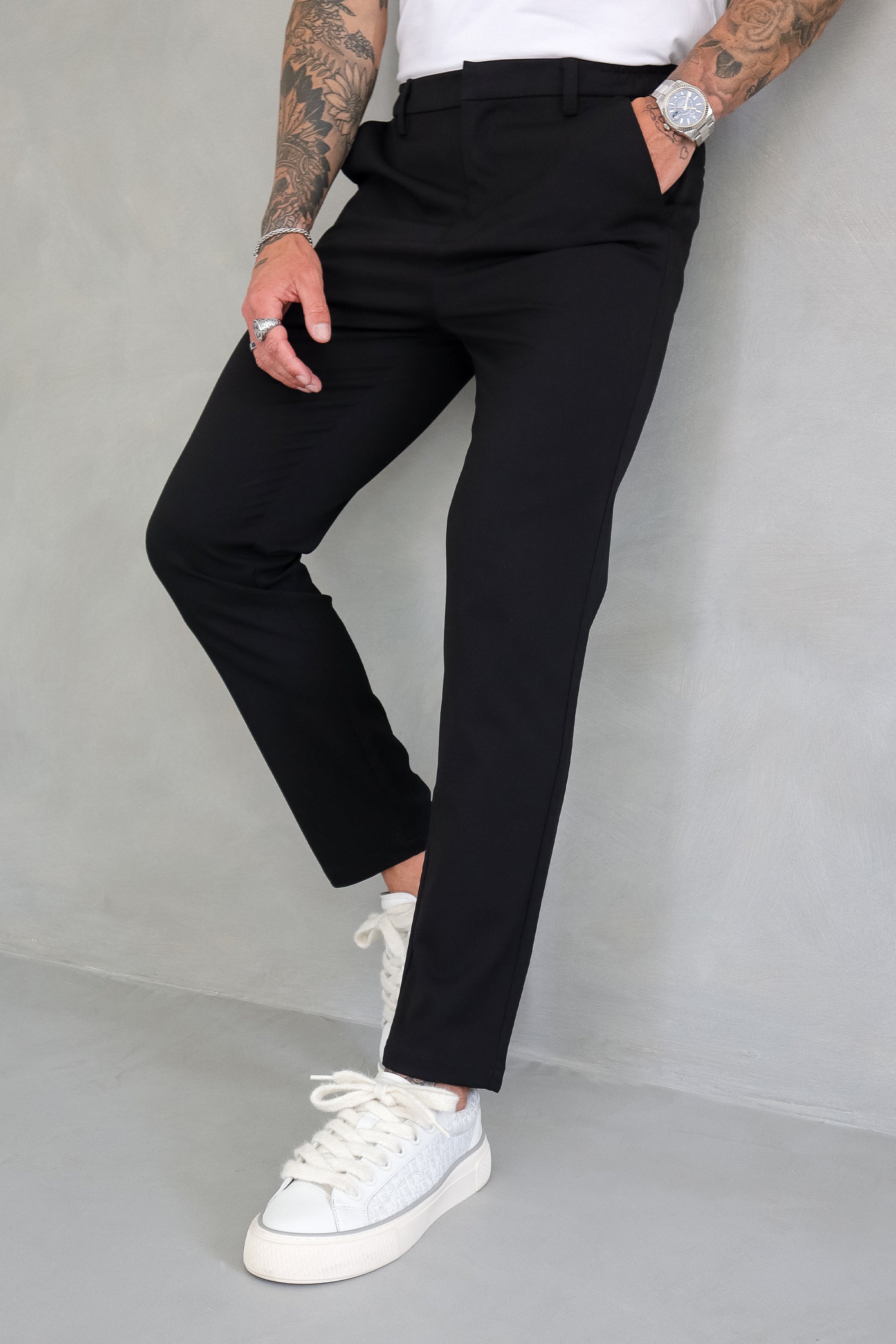 Santis Oryzonwear Men's Dress Pants Black