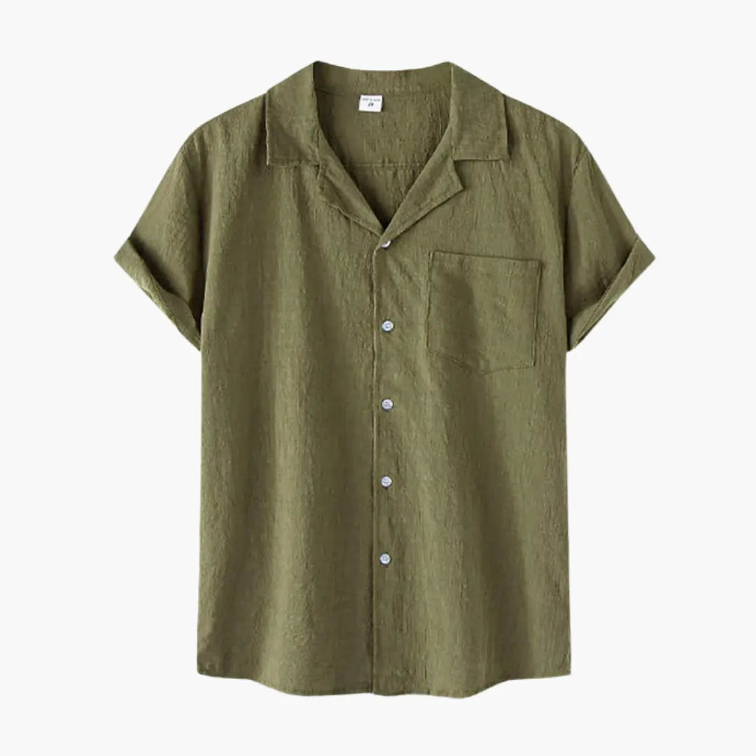 Oryzonwear Cuban Men's Short Sleeve Shirt