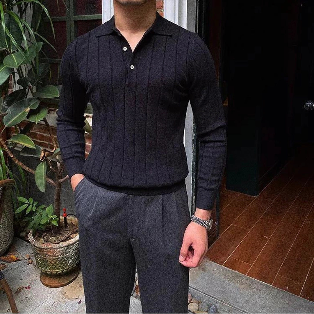 Oryzonwear Long Sleeve Polo Shirt