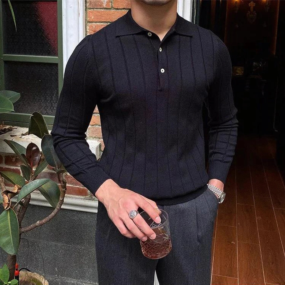 Oryzonwear Long Sleeve Polo Shirt