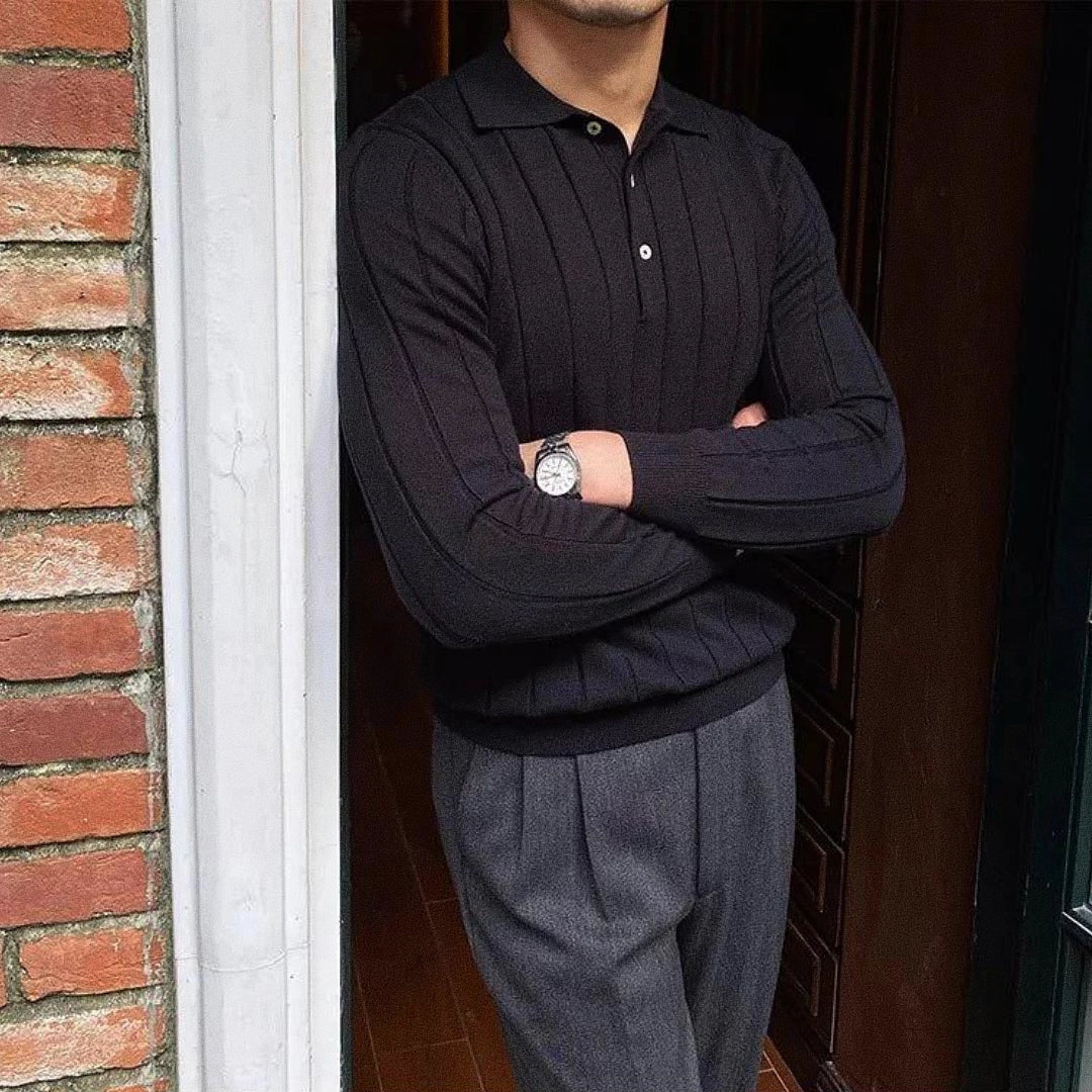 Oryzonwear Long Sleeve Polo Shirt