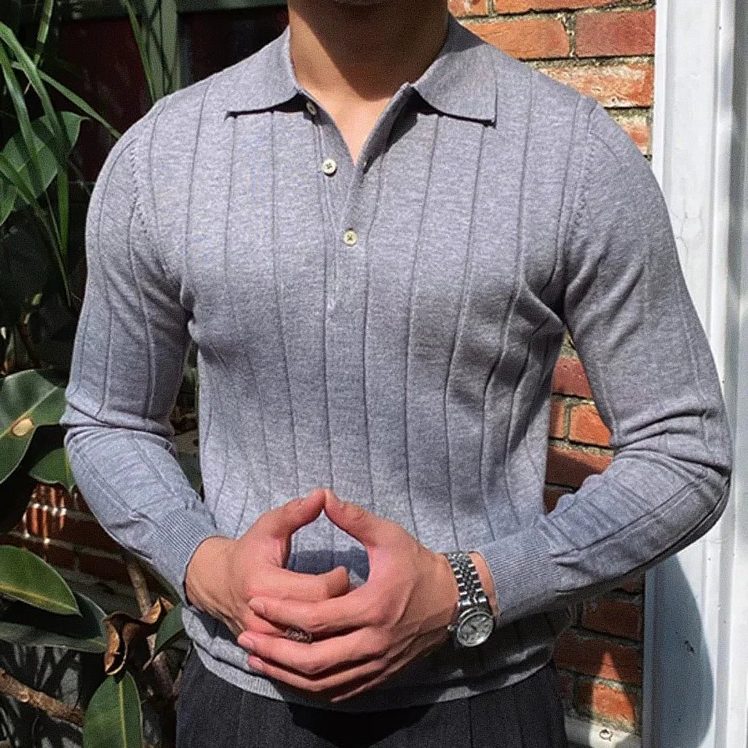 Oryzonwear Long Sleeve Polo Shirt