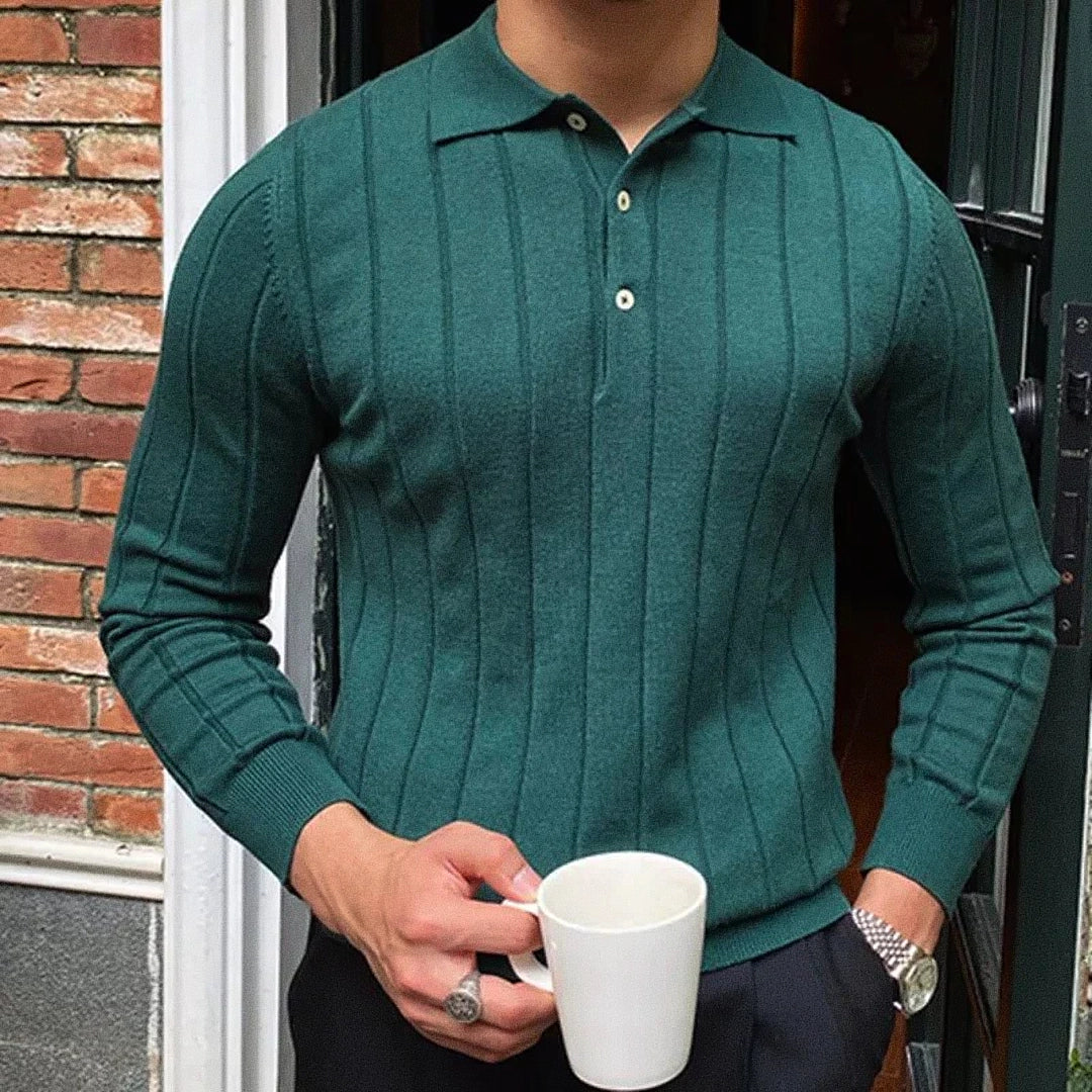 Oryzonwear Long Sleeve Polo Shirt