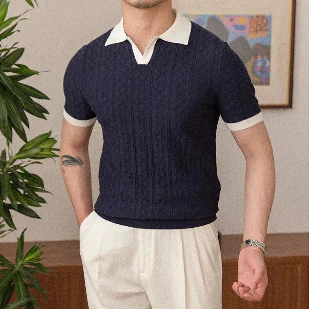Oryzonwear Madrid Men's Knitted Polo Shirt