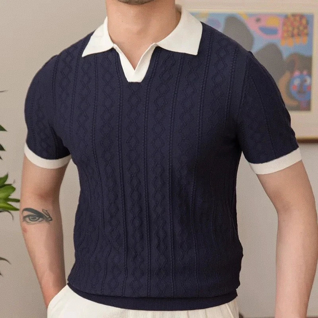 Oryzonwear Madrid Men's Knitted Polo Shirt