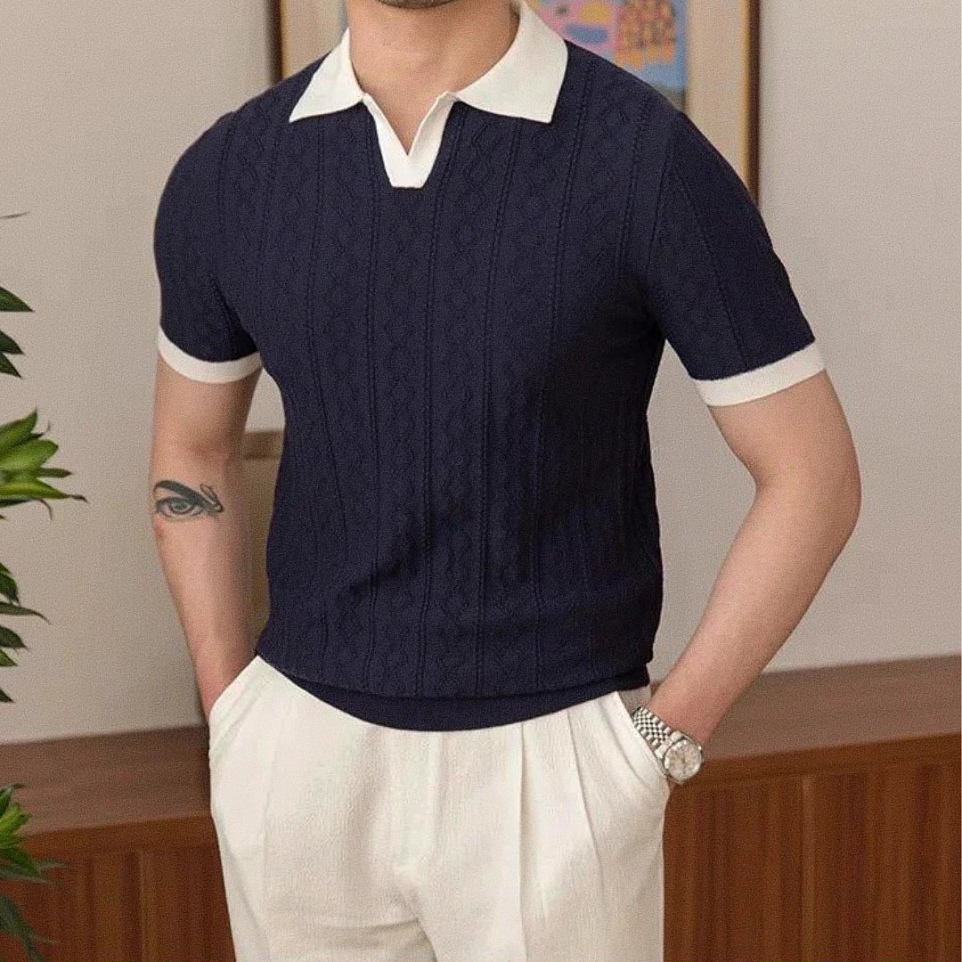 Oryzonwear Madrid Men's Knitted Polo Shirt