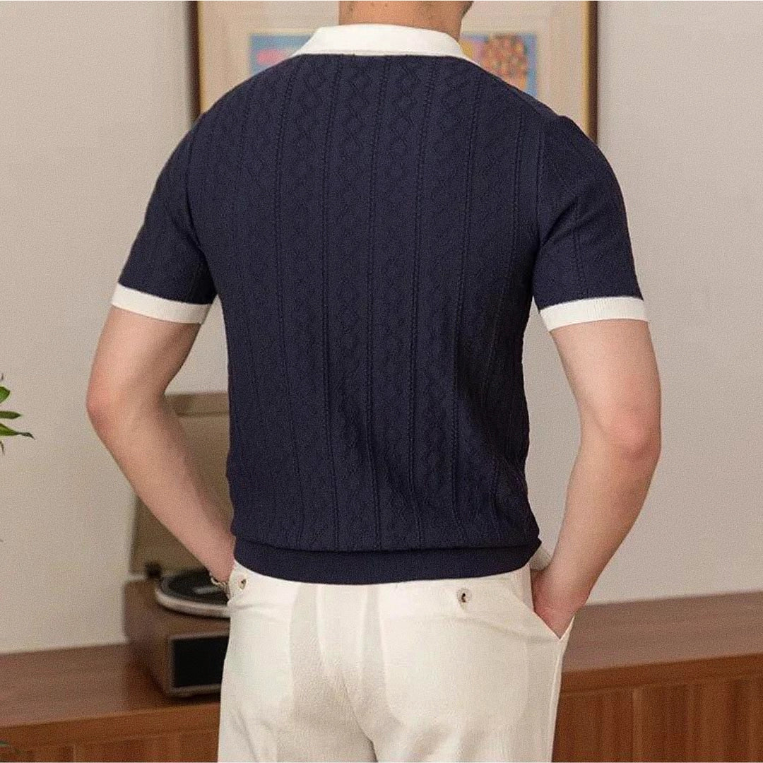 Oryzonwear Madrid Men's Knitted Polo Shirt