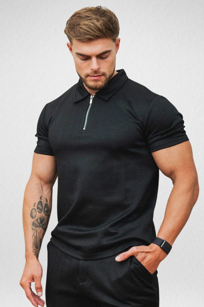 Oryzonwear Zip Polo Shirt
