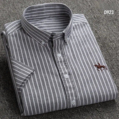 Short Sleeved Striped Men’s Shirt
