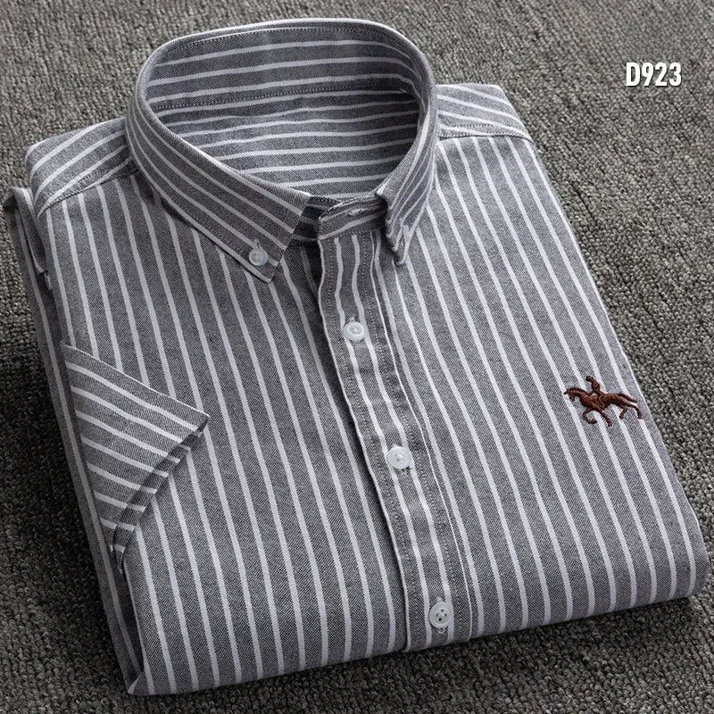 Short Sleeved Striped Men’s Shirt