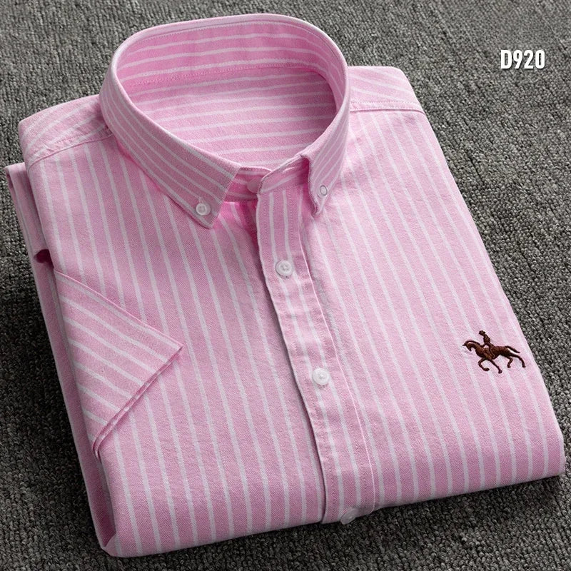 Short Sleeved Striped Men’s Shirt