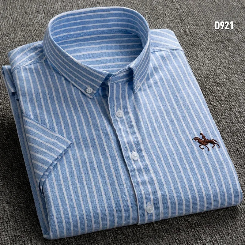 Short Sleeved Striped Men’s Shirt
