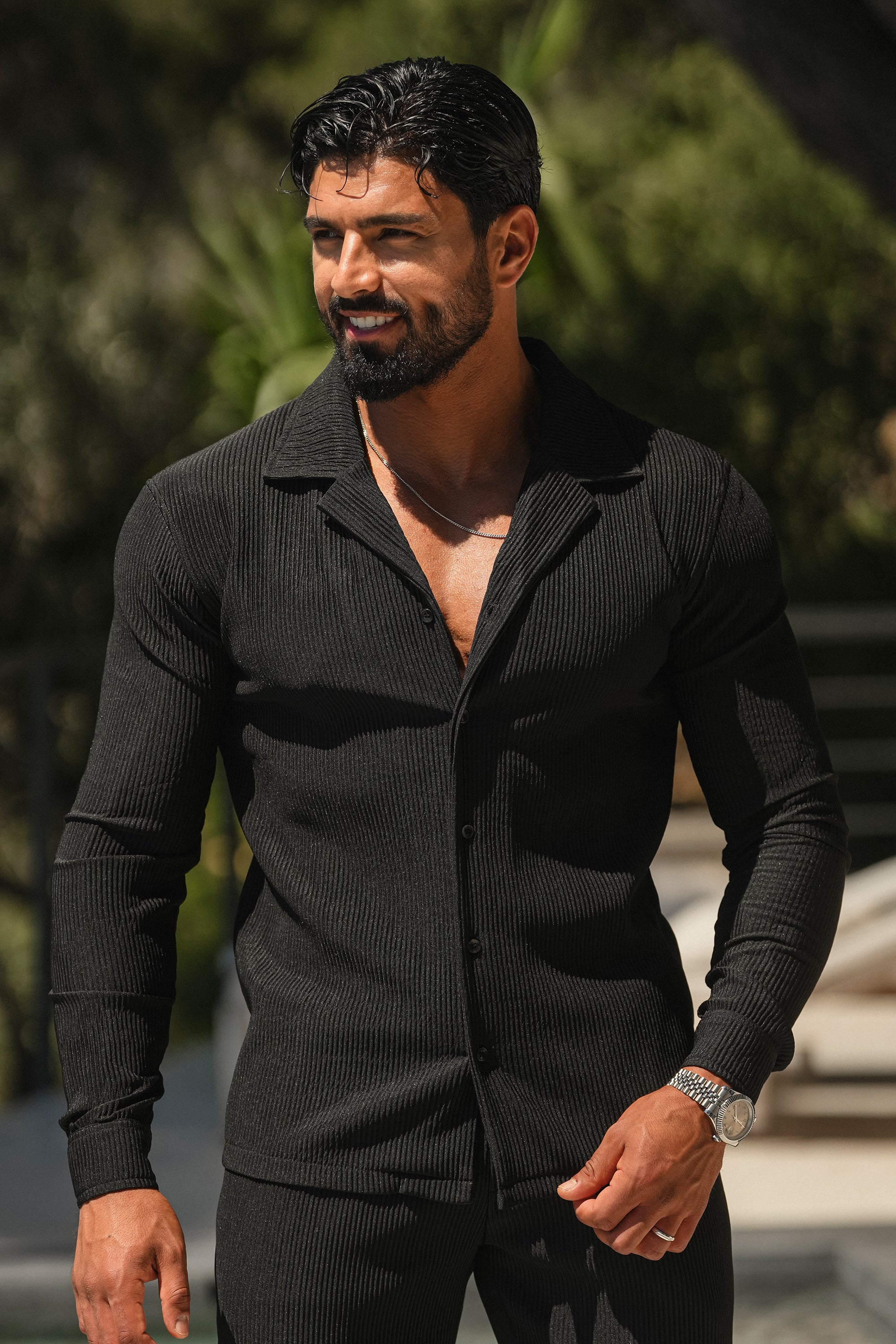 Rossi Oryzonwear Men's Black Shirt