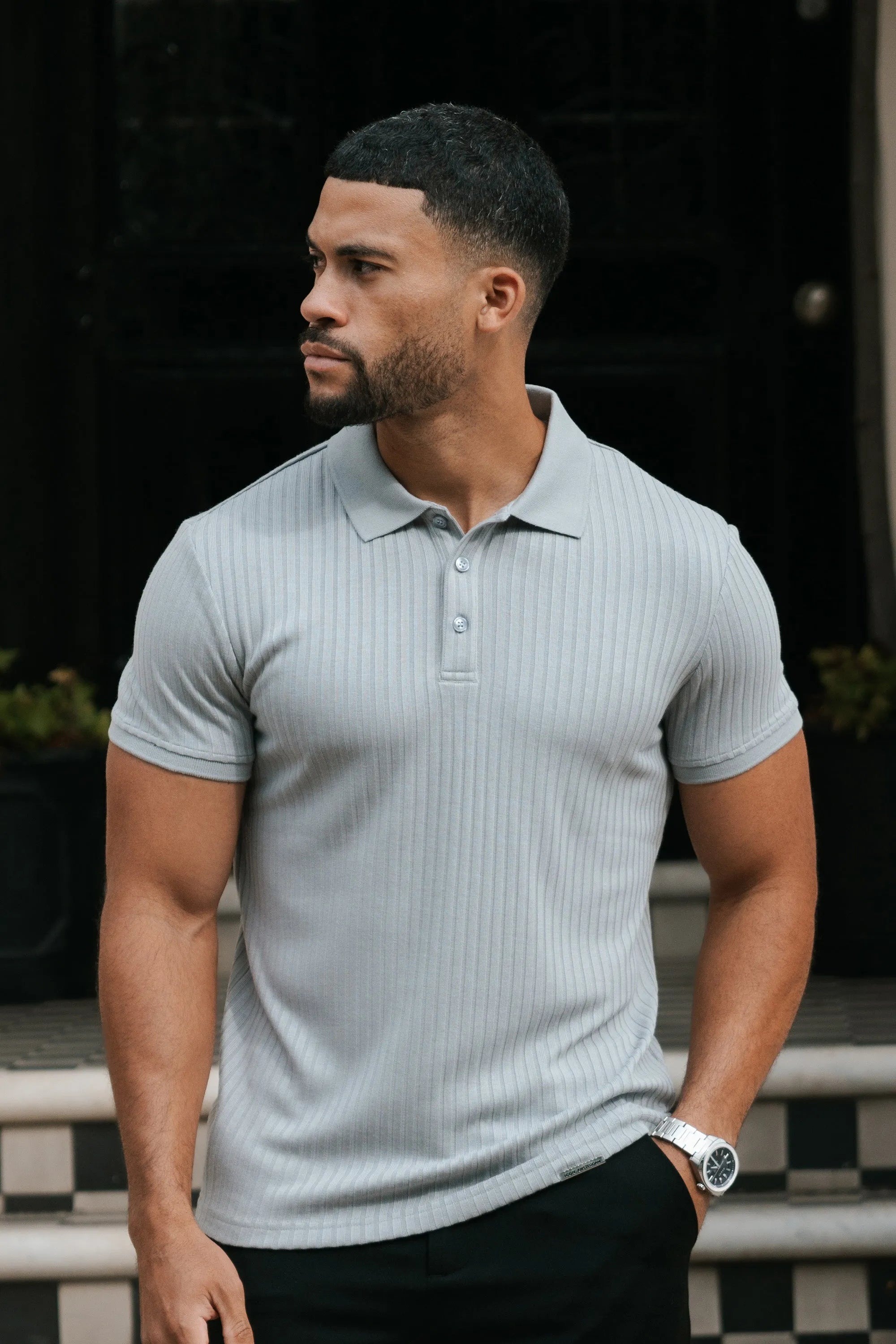 Men's Polo Shirt Milano Oryzonwear Grey