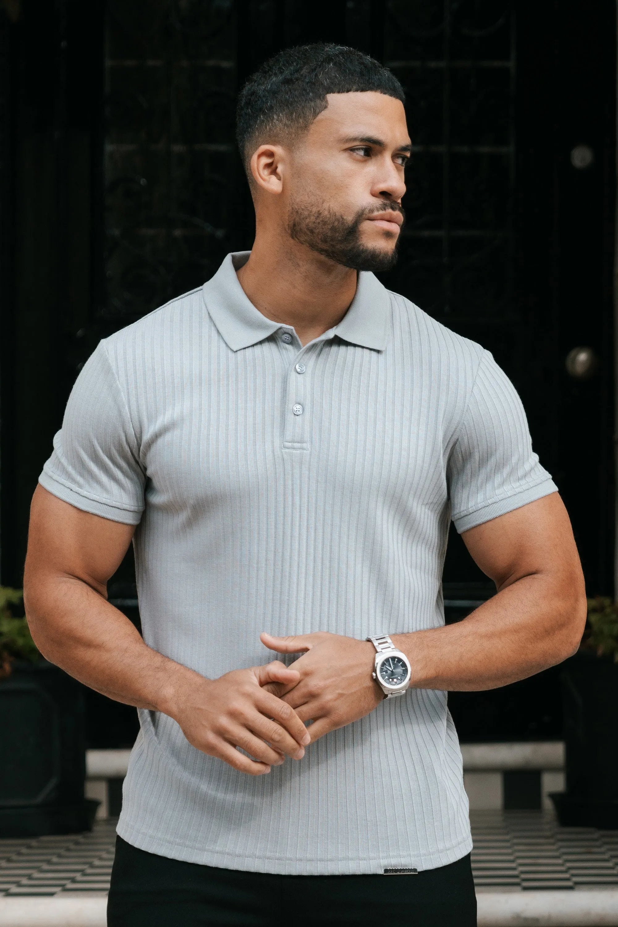 Men's Polo Shirt Milano Oryzonwear Grey