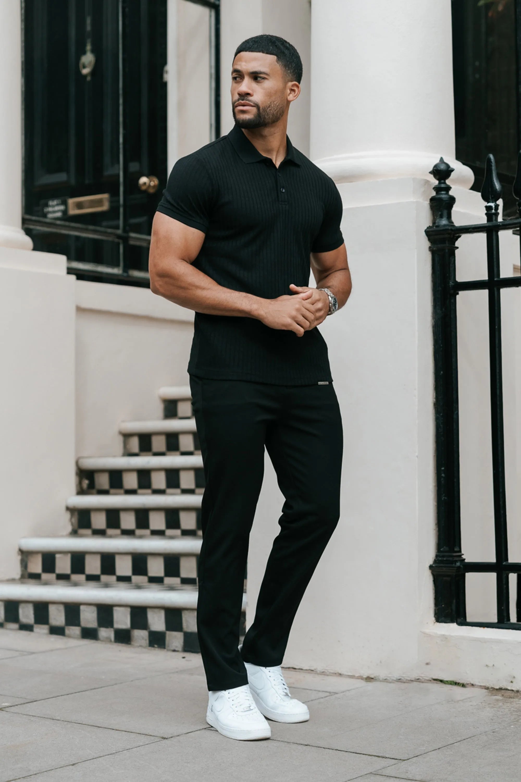 Milano Oryzonwear Men's Polo Shirt Black