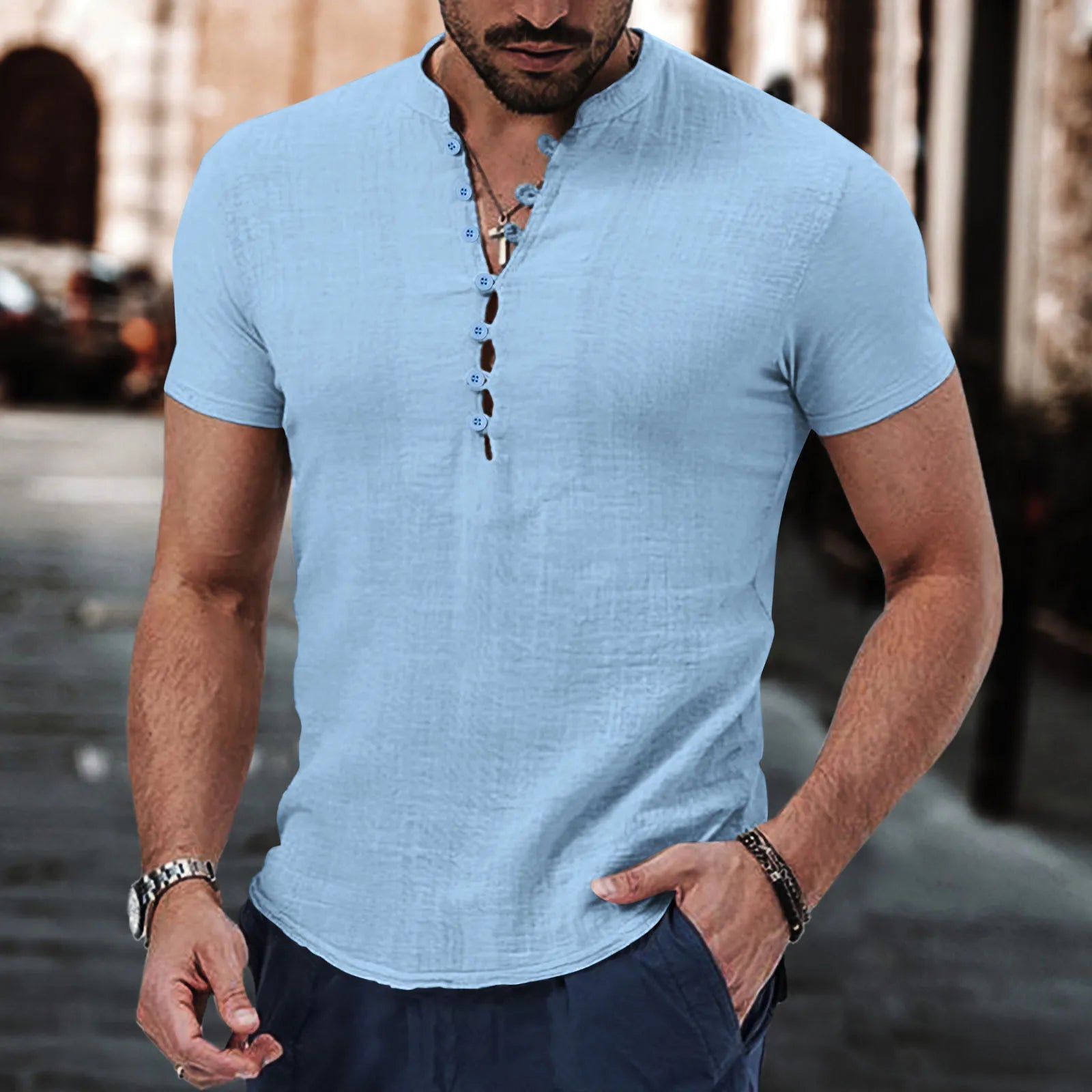 Finezze Men’s Linen Shirt