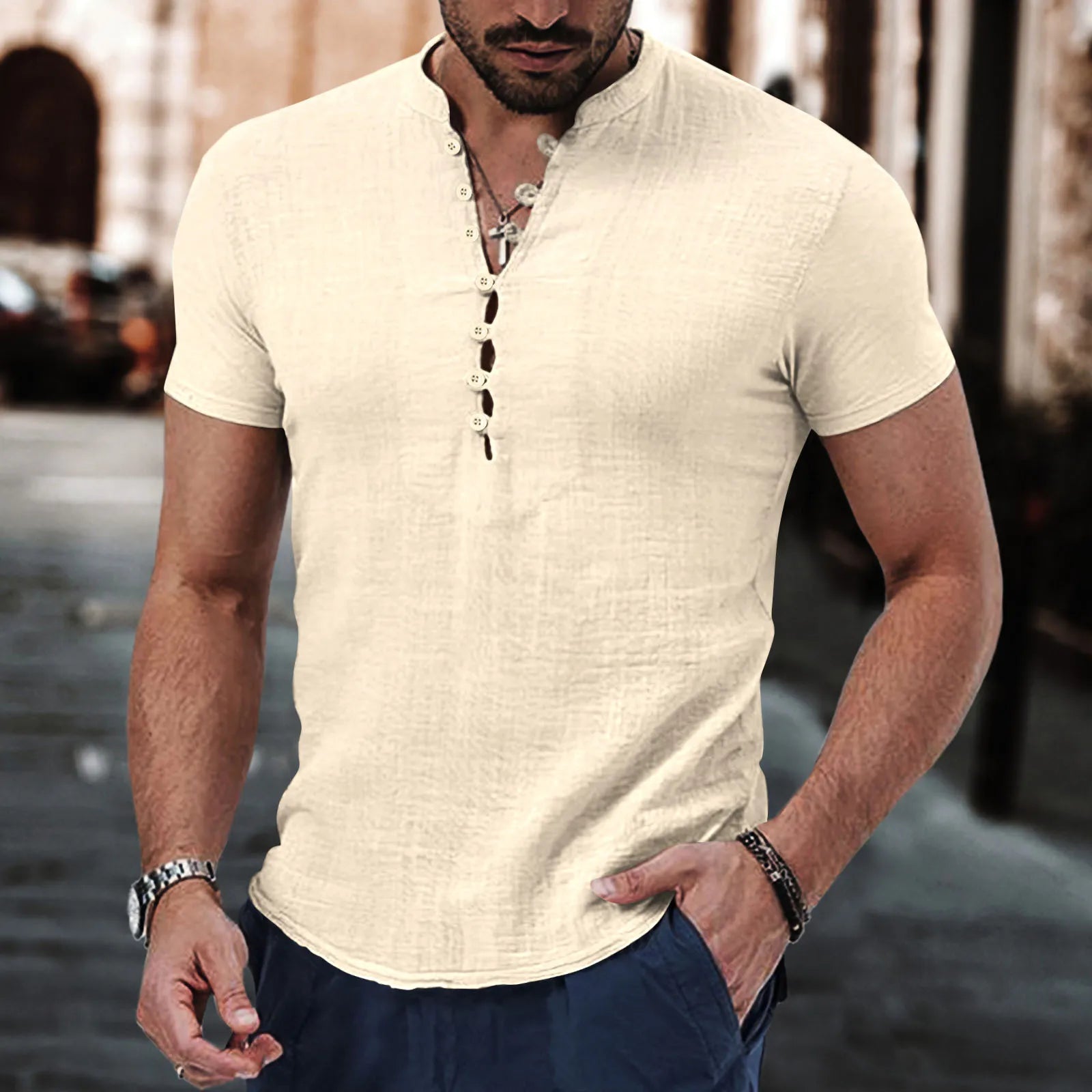Finezze Men’s Linen Shirt
