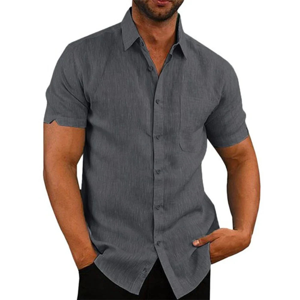 Genebra Men’s Linen Shirt