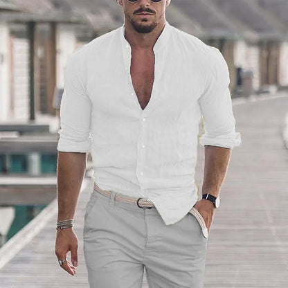 Orlandi Men’s Linen Shirt