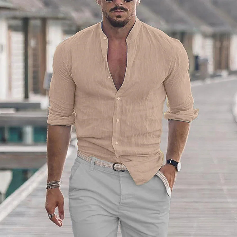 Orlandi Men’s Linen Shirt
