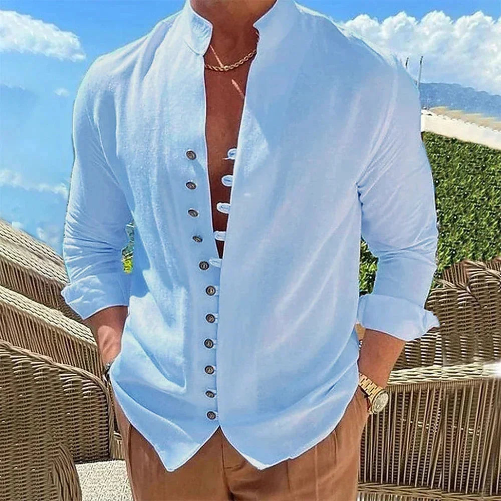 Platoni Men’s Linen Shirt