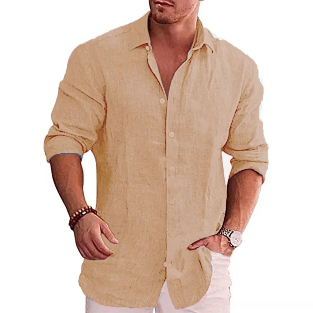 Porto Men’s Linen Shirt