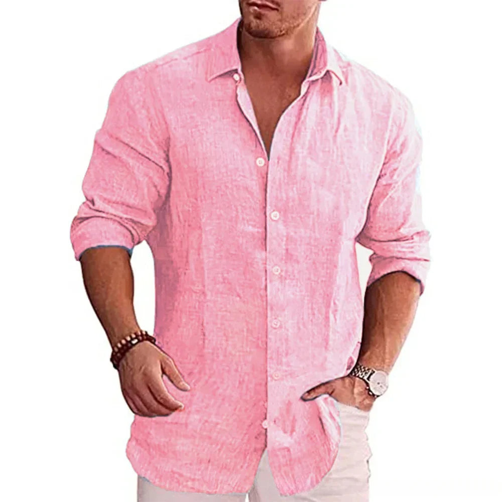 Porto Men’s Linen Shirt