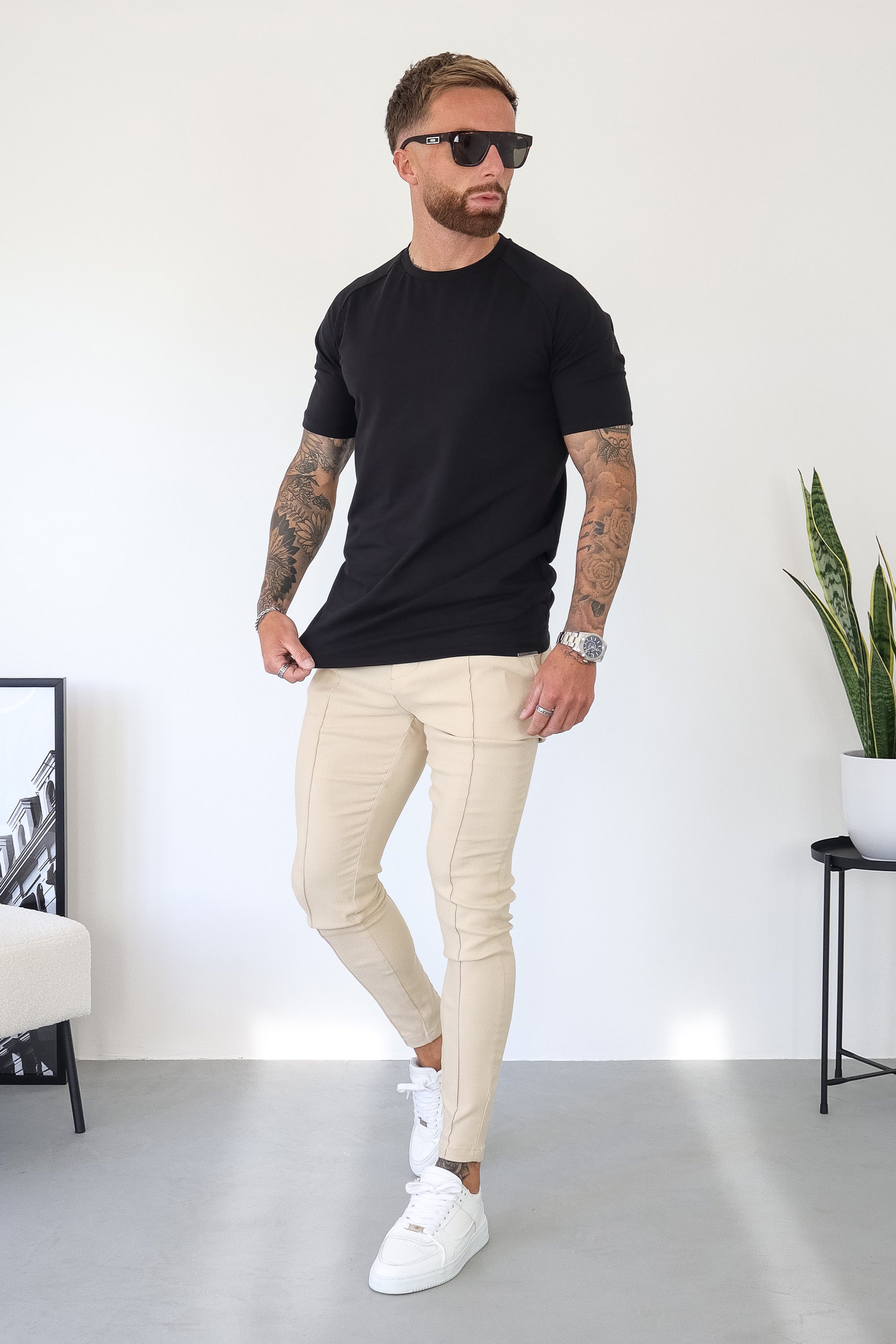 Oryzonwear Men's Black T-Shirt