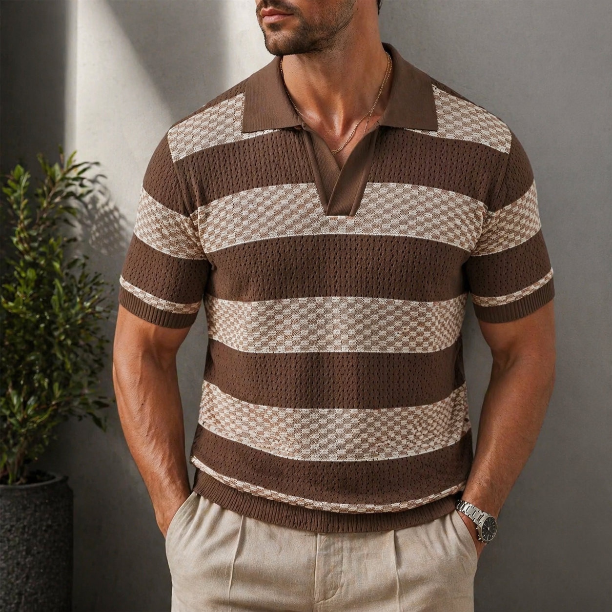 Sutton Knitted Polo