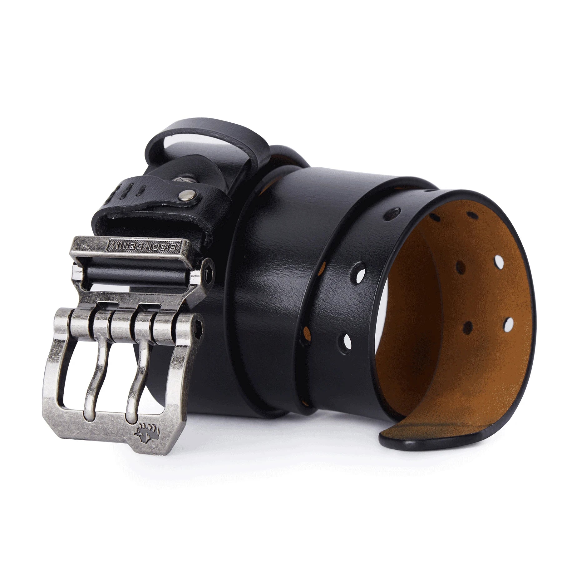 Oryzonwear Bison Denim Men's Leather Belt