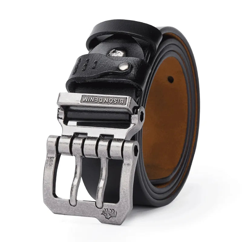 Oryzonwear Bison Denim Men's Leather Belt