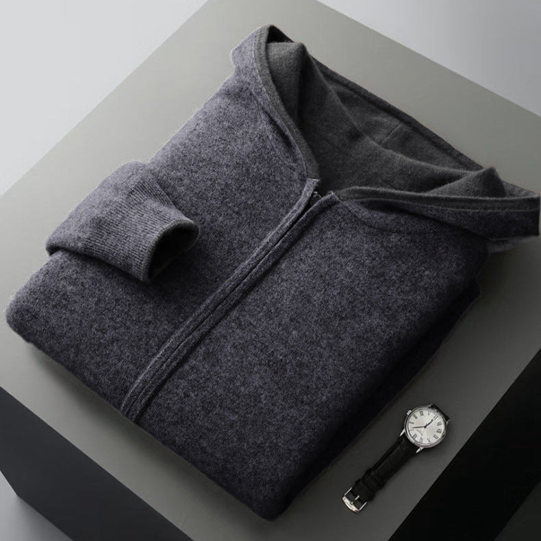 CYRUS REVERSIBLE CASHMERE HOODIE