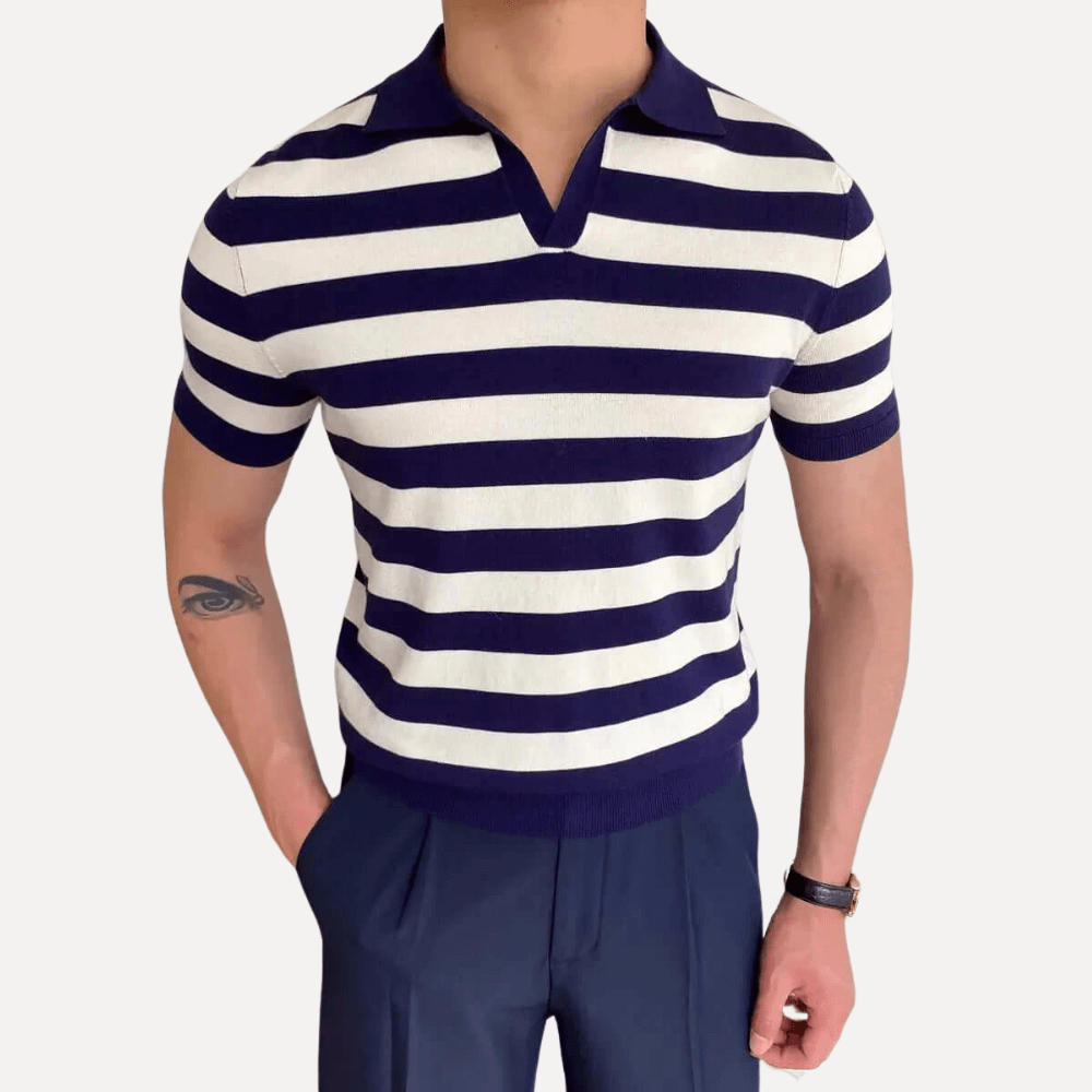 Mathew Oryzonwear Men's Knit Polo Shirt