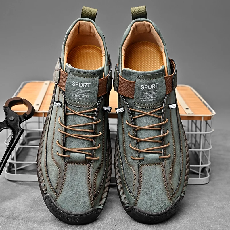 Calder Handcrafted Leather Trainer