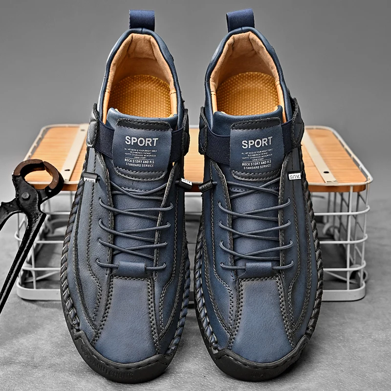 Calder Handcrafted Leather Trainer