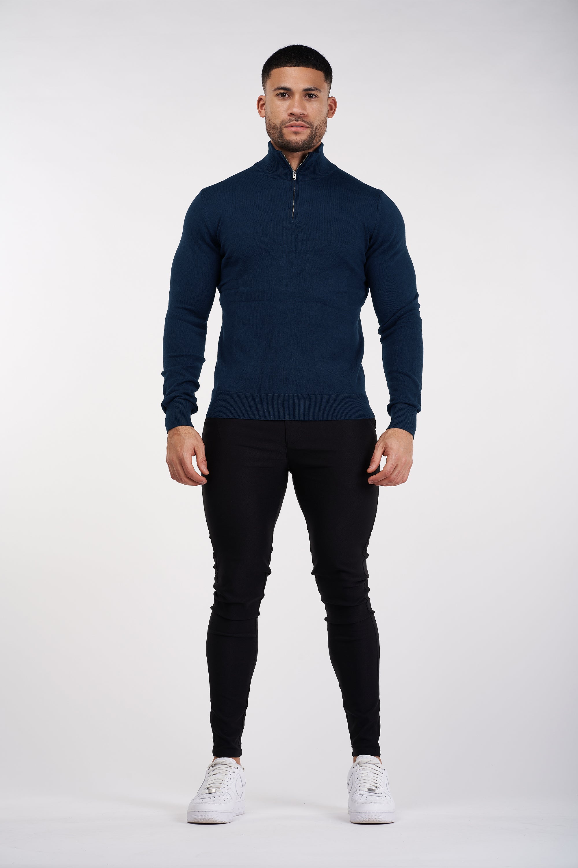 Oryzonwear High Neck Merino Knit Sweater