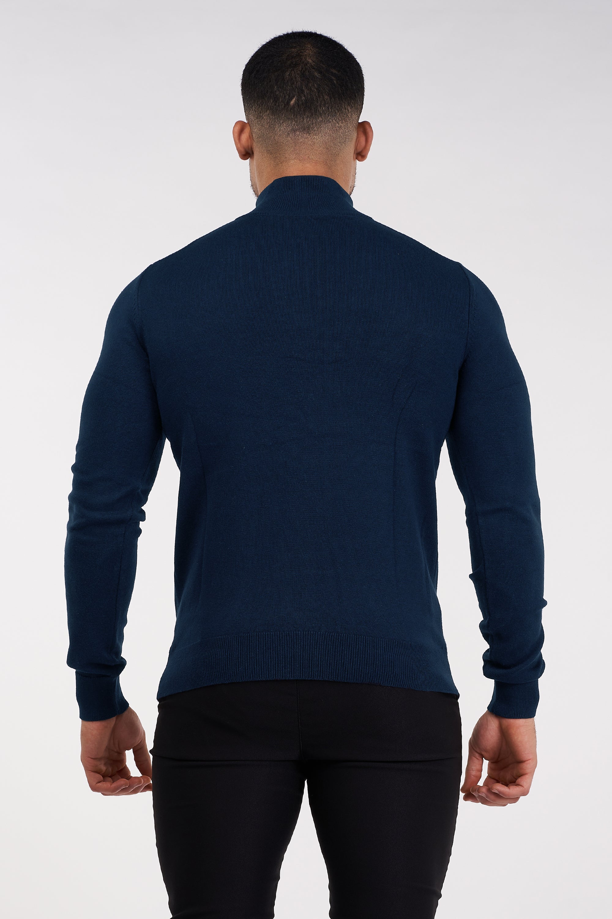 Oryzonwear High Neck Merino Knit Sweater