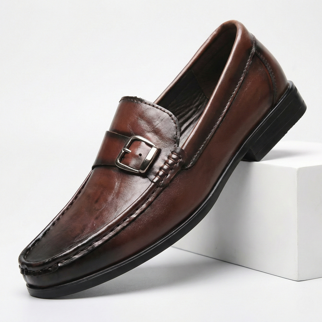 LORENZO LEATHER LOAFERS