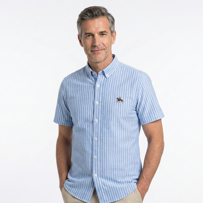 Short Sleeved Striped Men’s Shirt